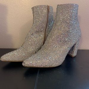 Betsey Johnson Cady rhinestones heels